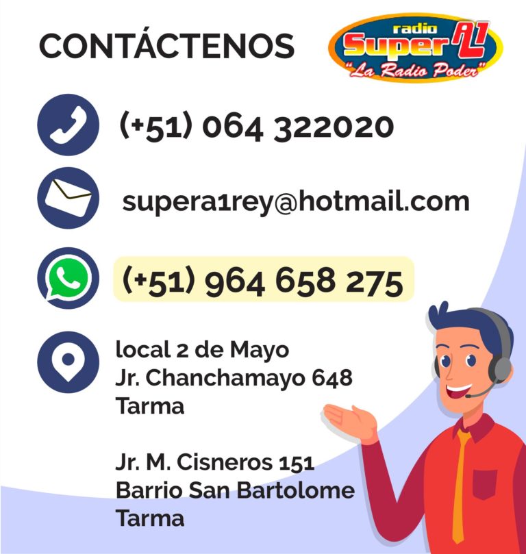 Radio Super A1 Tarma » Transmite radio en vivo desde Tarma Perú