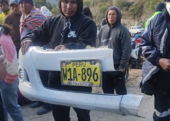 UN MUERTO Y TRES HERIDOS TRAS VOLCADURA DE CAMIONETA EN EL DISTRITO DE PALCA – PATAY